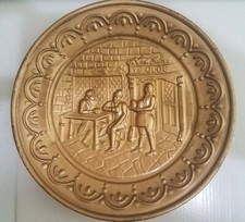 Decorative Hanging Gold Pub Plate Made In England