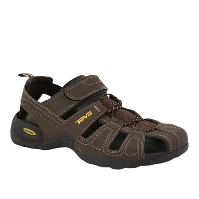 Teva Forebay Closed Toe Brown Utility Hiking Sport Faux  display picture 3
