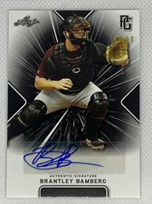 2021 LEAF PERFECT GAME AUTO BRANTLEY BAMBERG BLACK PAPER  50/50 2