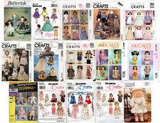 CHOICE: Doll Making Doll Clothes Craft Sewing Patterns McCall's Simplicity Butte