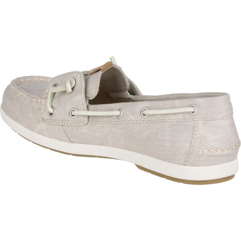 Sperry Top-Sider Bobina Hiedra Gris Agua Lona Zapatos Náuticos STS80623 Nib - Imagen 3 de 4
