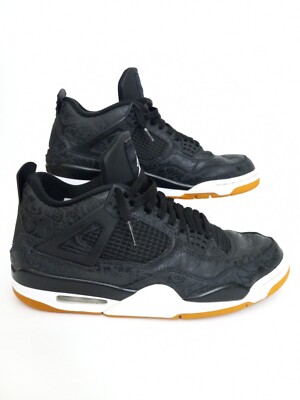 Jordan 4 Retro Laser Men's Size 10.5 Black Gum CI1184-001 | eBay