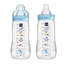 MAM Easy Active Baby Bottle, Switch Between Breast and to Clean, 4+ Months, Boy,