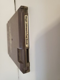 "Magic Johnson's Fast Break" NES video game cartridge, (1988), (Nintendo)