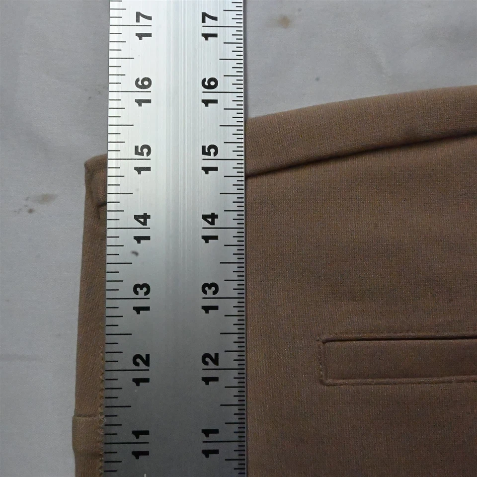 Chicos 00/2 Caqui Ponte Pull On Elástico Mujer Ajustado Elastizado Vestido Pantalones Foto 2 de 4