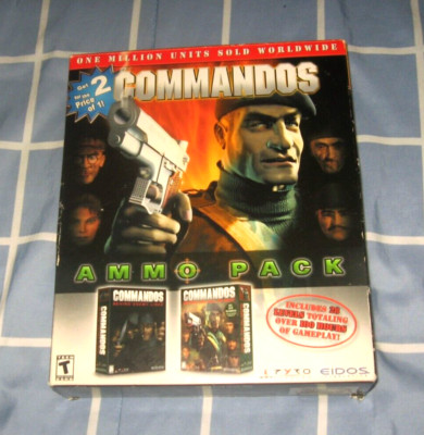 Vintage CD-Rom COMMANDOS AMMO PACK BEHIND ENEMY LINES BEYOND THE CALL OF DUTY