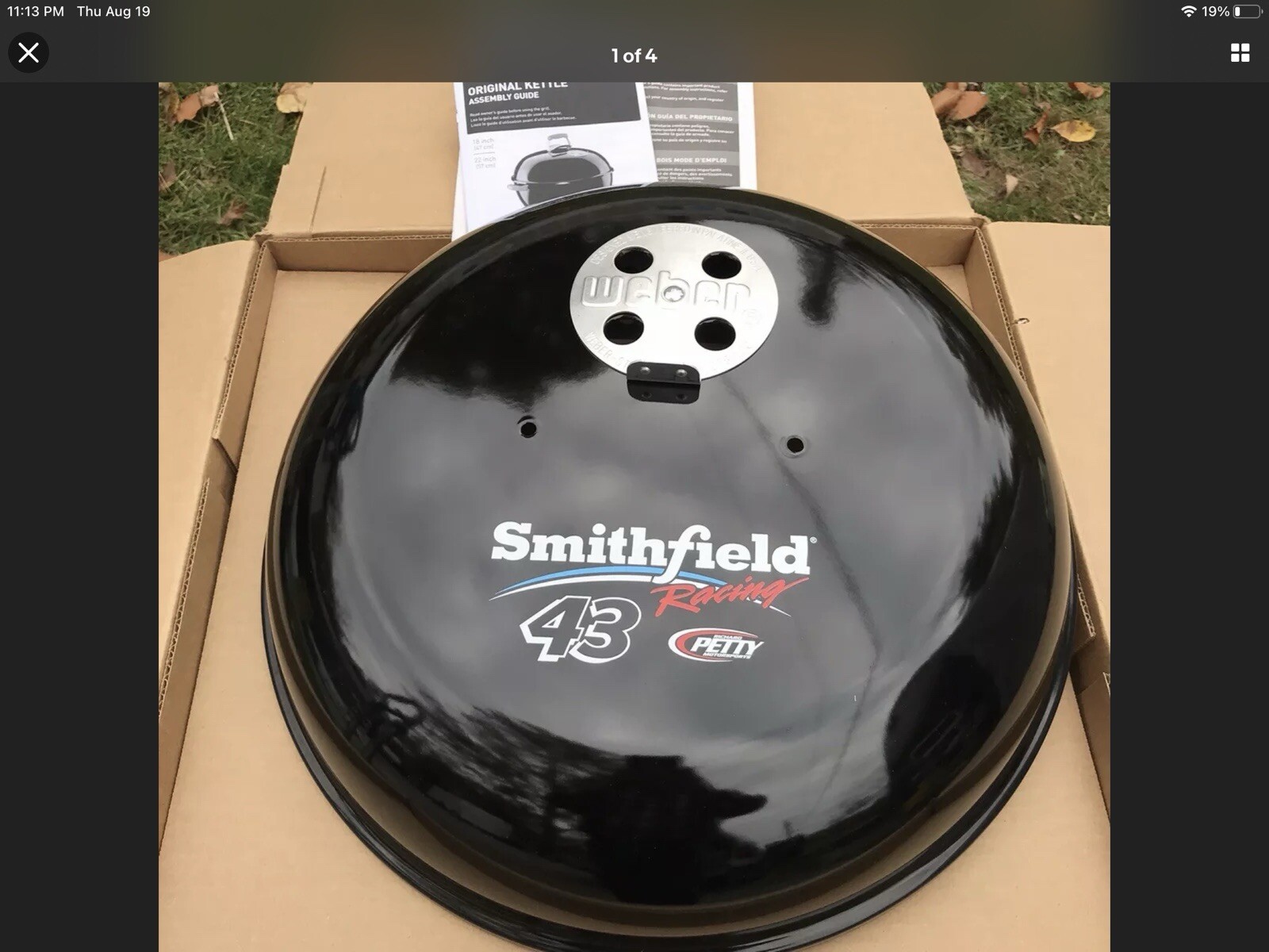 Weber Grill NASCAR / Smithfield Racing  #43 - Limited Editio