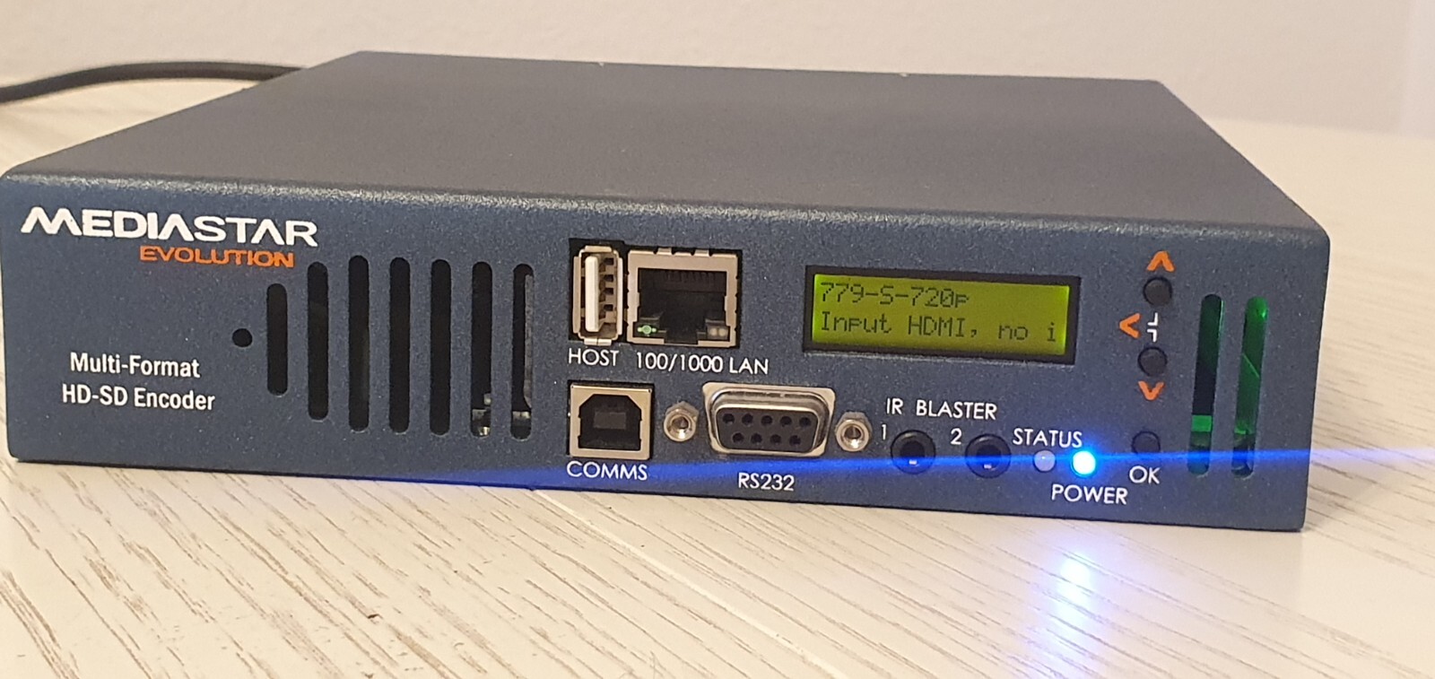 Codificador de video HD/SD Mediastar EVOLUTION 779-s-720p codificador multiformato