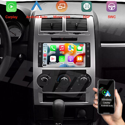 CarPlay Android 13.0 For Dodge Charger 2008-2010 Car Stereo Radio WiFi GPS