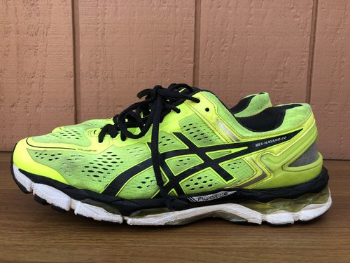 Asics Gel Kayano 22 Size US 10M EUR 44 Men's Running Shoes Yellow Black T547N CY - 第 1/12 張圖片