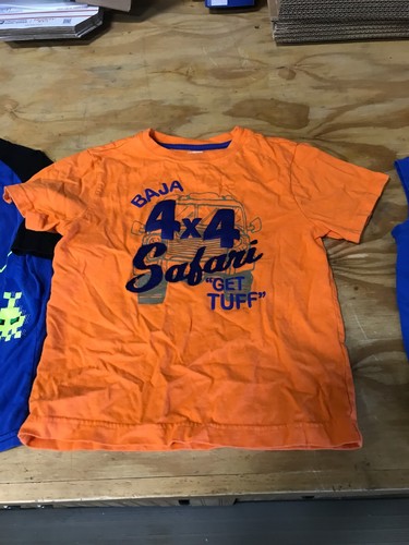 Mixed Lot of 5 Boys Size 7 Sleeve Shirts Tops T-Shirts - Picture 3 of 6