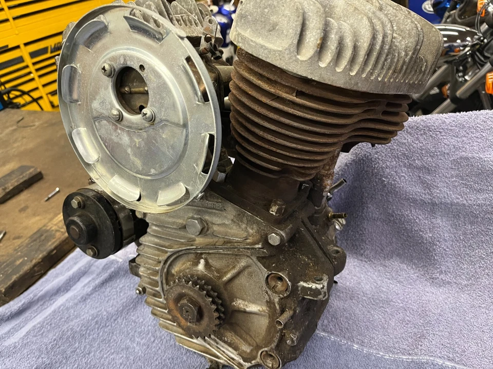 Harley Servicar Wl 45 Flathead G Motor Motor Carburador Generador 1955 G Foto 3 de 4