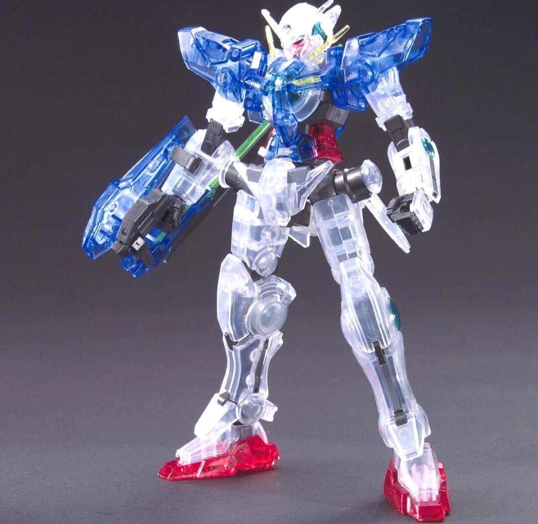 Gundam EXPO HG 1/144 Gundam Exia Repair II & 0 Gundam Clear Color
