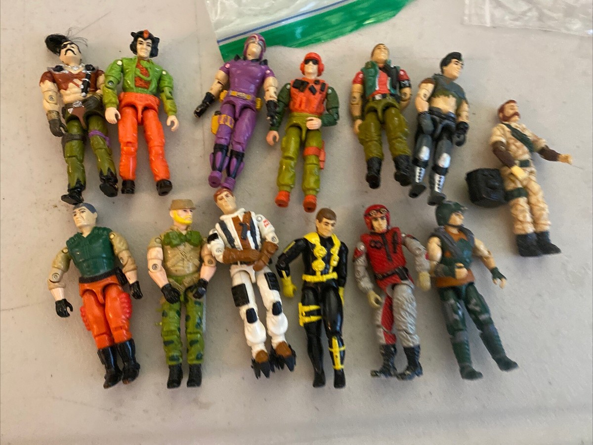 Vintage 80s GI Joe Action Figure Lot of 13 | eBay