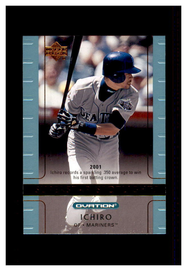 ICHIRO MARINERS UPPER DECK 2002 OVATION #92  MINT 