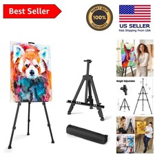 Lightweight Adjustable Easel - Ideal for Outdoor Painting  Easy Transport