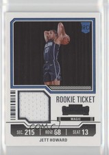 2023-24 Panini Contenders Rookie Ticket Swatches Jett Howard #RTS-JET 1lh2