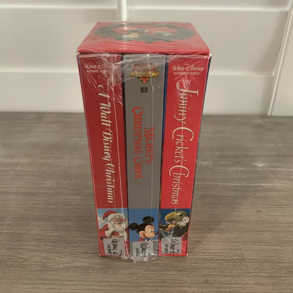 New Sealed Vintage Mini Christmas Classics VHS 3 Video Set Walt Disney Mickey - Image 2 of 4