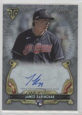 2020 Topps Triple Threads Rookie Auto 55/99 James Karinchak #RAC-JK Auto 6fs
