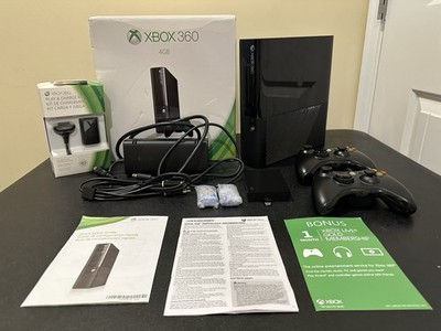 Xbox 360 E 4GB w/ 2 250GB HDDs, Cables, 2 Controllers, Play & Charge Kit, & Box