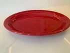 FIESTA WARE Vintage Homer Laughlin 13" Large Platter Scarlet Red