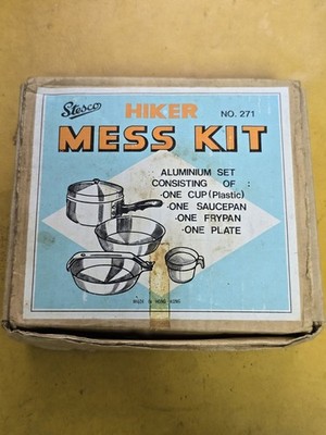 Stesco No 271 Hiker Mess Kit Vintage Camping Outdoor Kochset von Stesco 