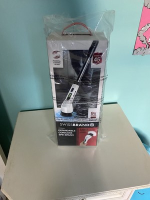Swiss Brand Expandable Cordless Spin Brush NEW IN BOX