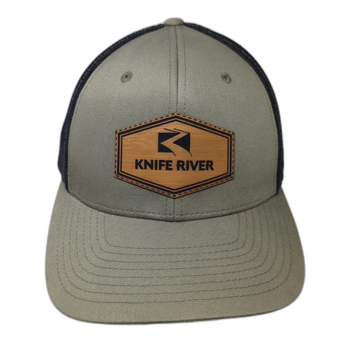 Richardson Baseball Cap Green XL Knife River Mesh Back Construction Hat Flexfit