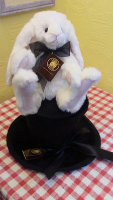 Retired Charlie Bear Magician's Neffe + Magic Hat 36cm 2022 Isabelle Lee
