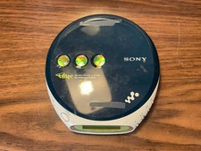 Sony D-EJ360 Navy Blue CD Walkman PSYC G-Protection Portable FOR PARTS OR REPAIR