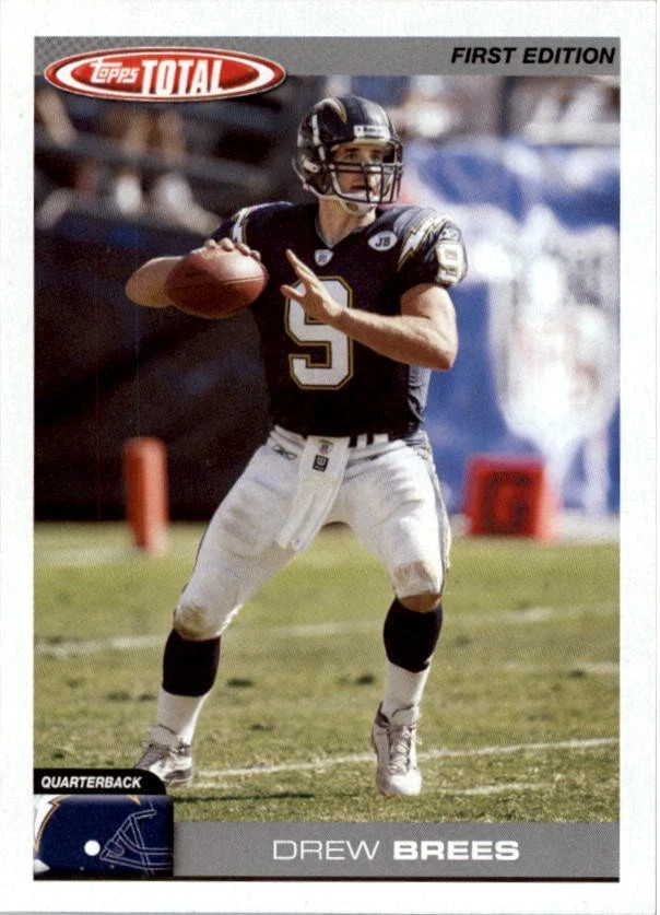 Drew Brees trading card