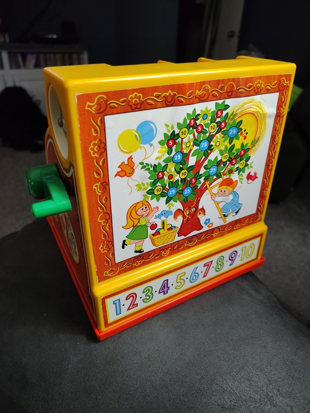 как выглядит Vintage 1974 Fisher Price Cash Register 926 Made in USA No Coins фото