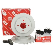 Bremsscheiben + Bremsbeläge hinten für FORD FIESTA / V / VI, FOCUS I (DAW, DBW)