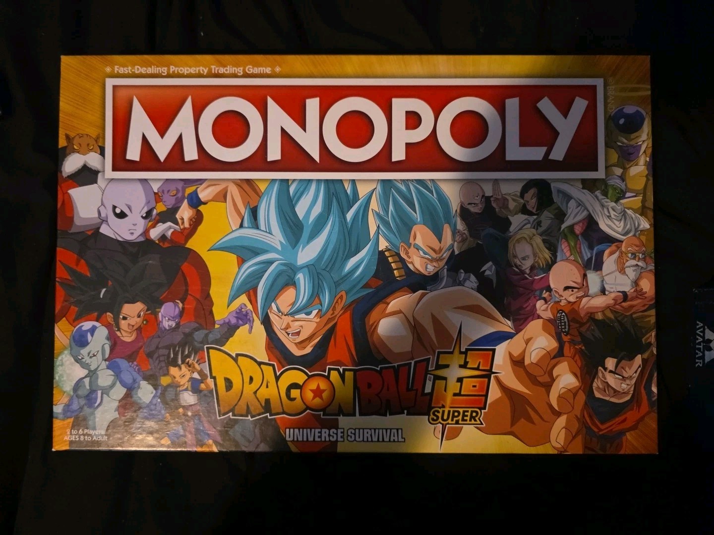 Juego de mesa Monopoly Dragon Ball Z Super Universe Survival 2020 USAopoly