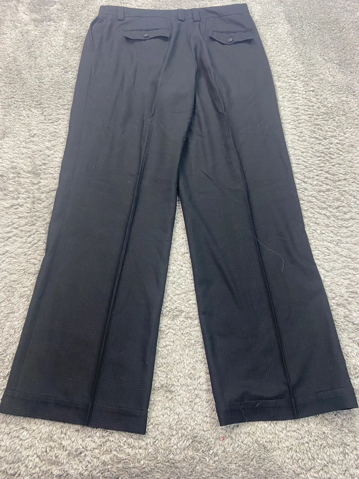 Steven Land Suit Mens 46L Blazer Vest 36x31 Pants Walter Stitched Holdings 3pc - Image 3 of 4