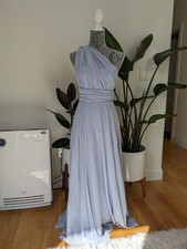 Lulus Long Maxi Lavender Purple Dress multi-way wear Small