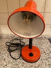 Schreibtischlampe/Leselame/Tischlampe, rot mit biegsamen Arm