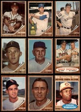 1962 Topps Baseball Near Complete Set / Lot 2.5 - GD+ 7281789 (245 / 598 cards)