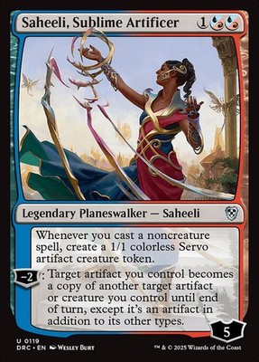 Saheeli, Sublime Artificer 119 U Normal DRC MTG NM