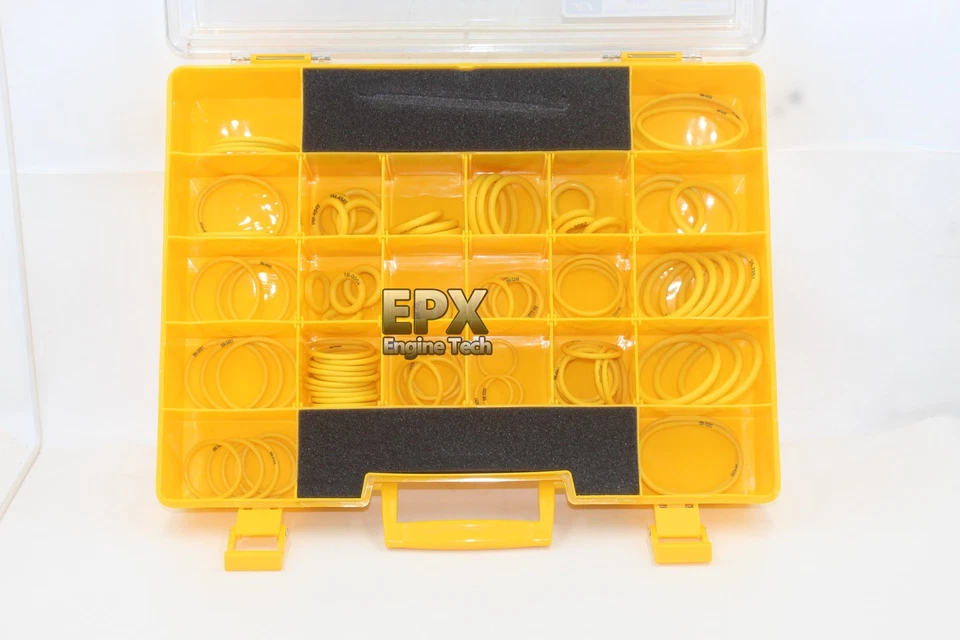 Kit de sellado de caja de juntas tóricas de silicona 149 piezas 32 tipos 4C8253 para Caterpillar CAT 4C-8253 Foto 4 de 4