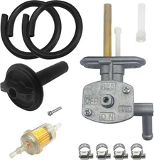 M MATI Fuel Cock Assy & Lever Replacement for Kawasaki Prairie 360 KVF360... 