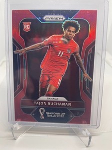 2022 Prizm World Cup - Tajon Buchanan Rookie Red 178/399