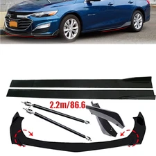 Front Bumper Lip Spoiler Splitter Car Body Rear For Chevrolet Malibu