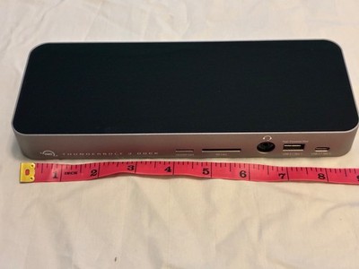 OWC Thunderbolt 3 Dock OWCTB3DK14PSG   For Parts/Repair   No Power Supply