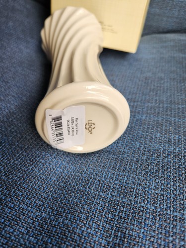 Lenox Flair Spiral Vase 5.875" New In Open Box MINT #826440 - Picture 3 of 8