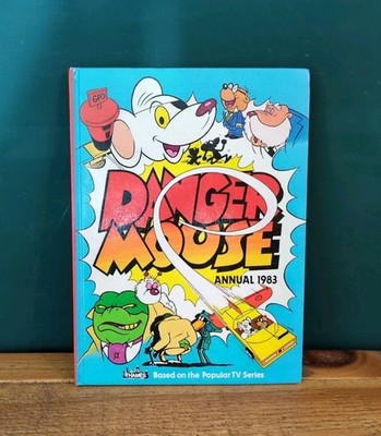 Dangermouse Annual 1983 Hardback Book ITV Cosgrove Hall Cult Cartoon Series