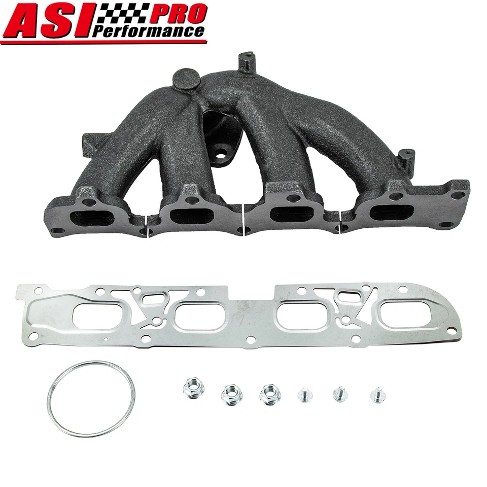 NEW Exhaust Manifold w/Gaskets Fit 2015-2017 Chevy Equinox GMC Terrain L4 2.4L Foto 2 de 4