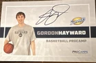 Gordon Hayward Basketball Procamp Autograph Sports