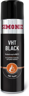 Holts Simoniz VHT schwer entflammbarer Auspufflack in schwarz matt bis 800c