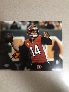 Andy Dalton SIGNED Cincinnati Bengals NFL QB 8x10 Photo AUTO GTSM AD COA